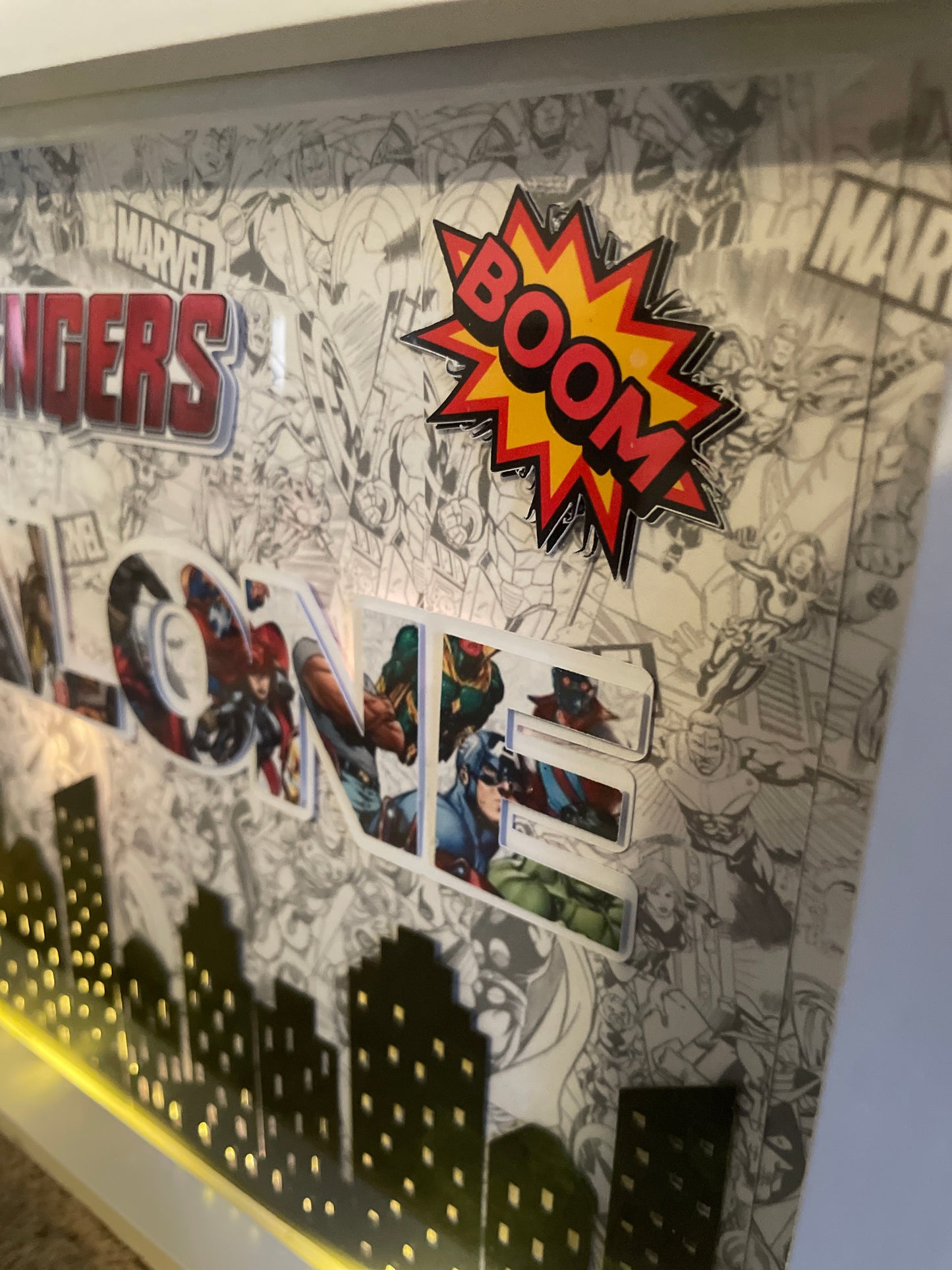 Cadre lumineux personnalisé