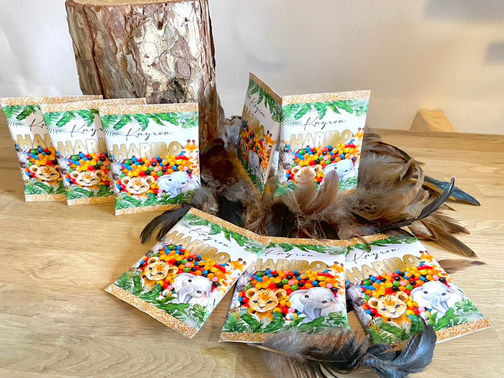 Friandises personnalisées (produits inclus)