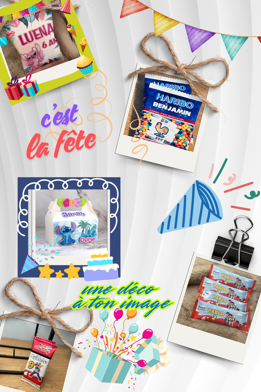 Papeterie personnalisée (produits inclus)