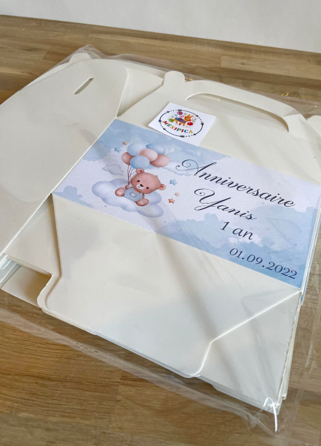 Boîte box surprise personnalisée