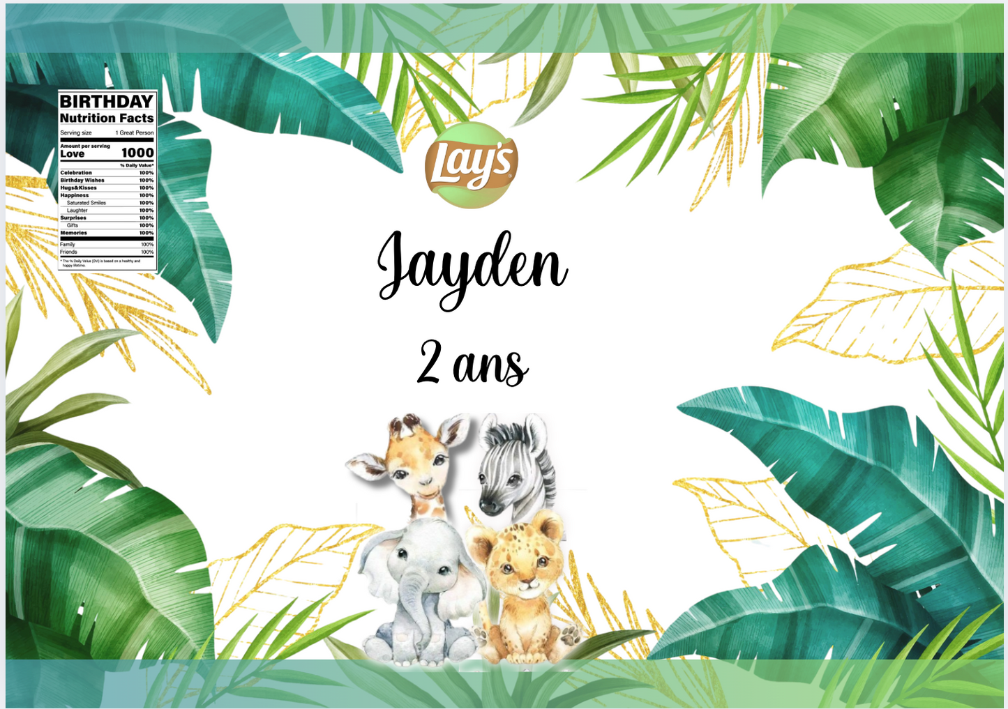 Templates Canva annimaux de la jungle