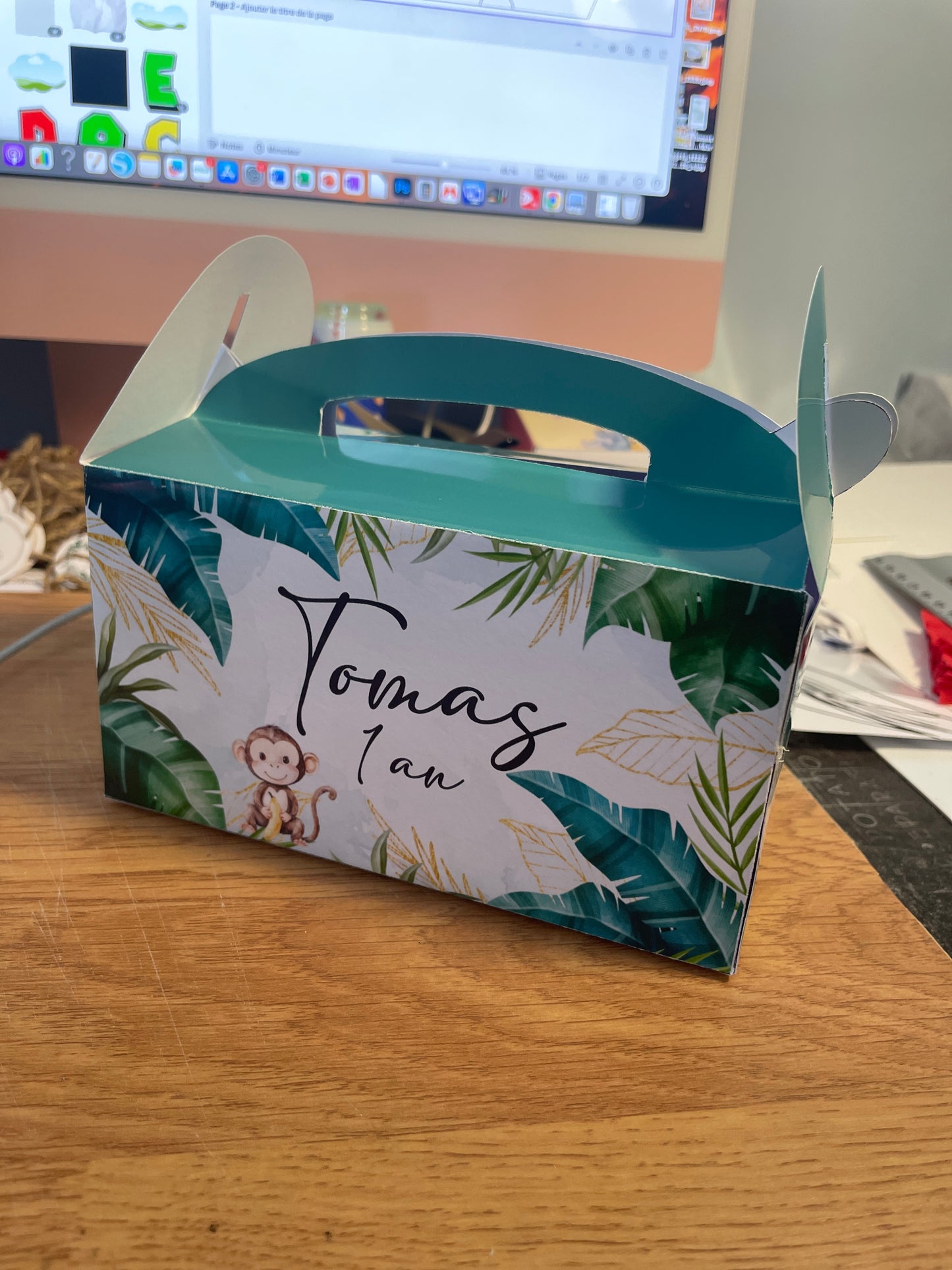 Template Boîte box surpise