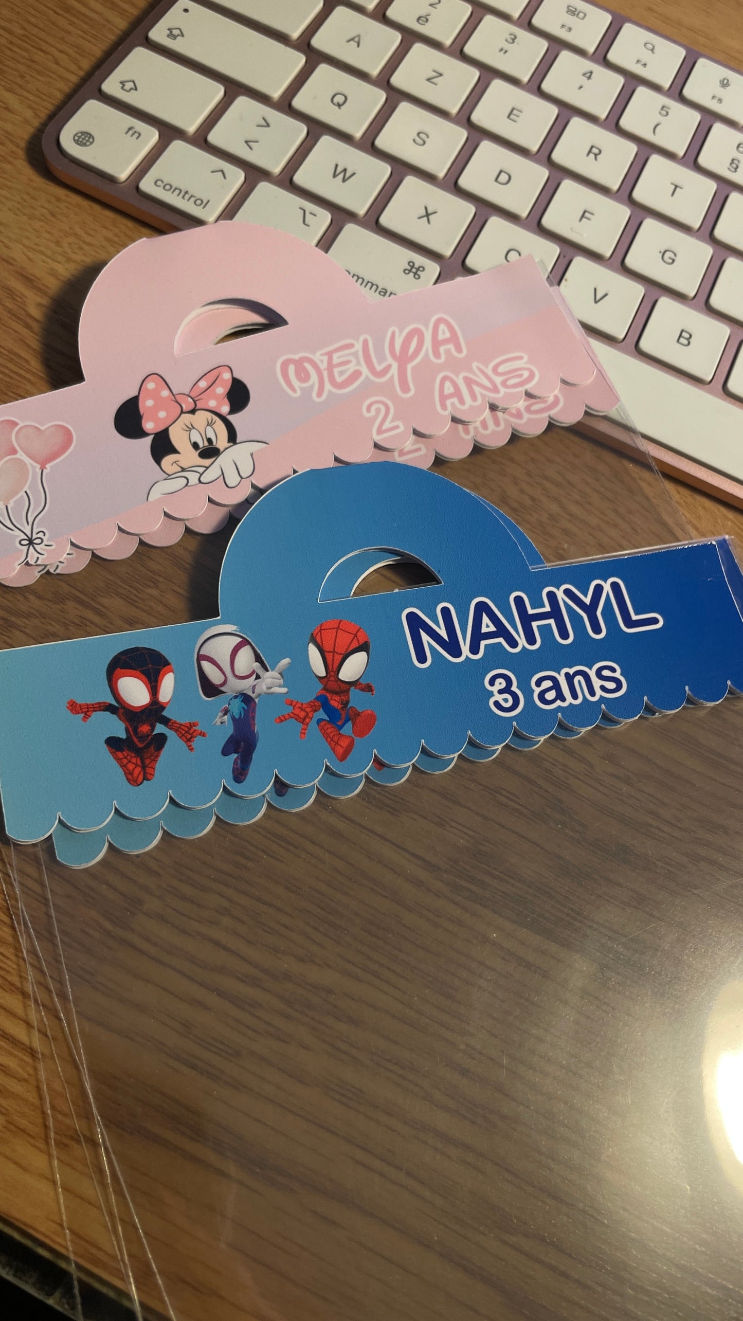 Template étiquette pour sachets de bonbons canva