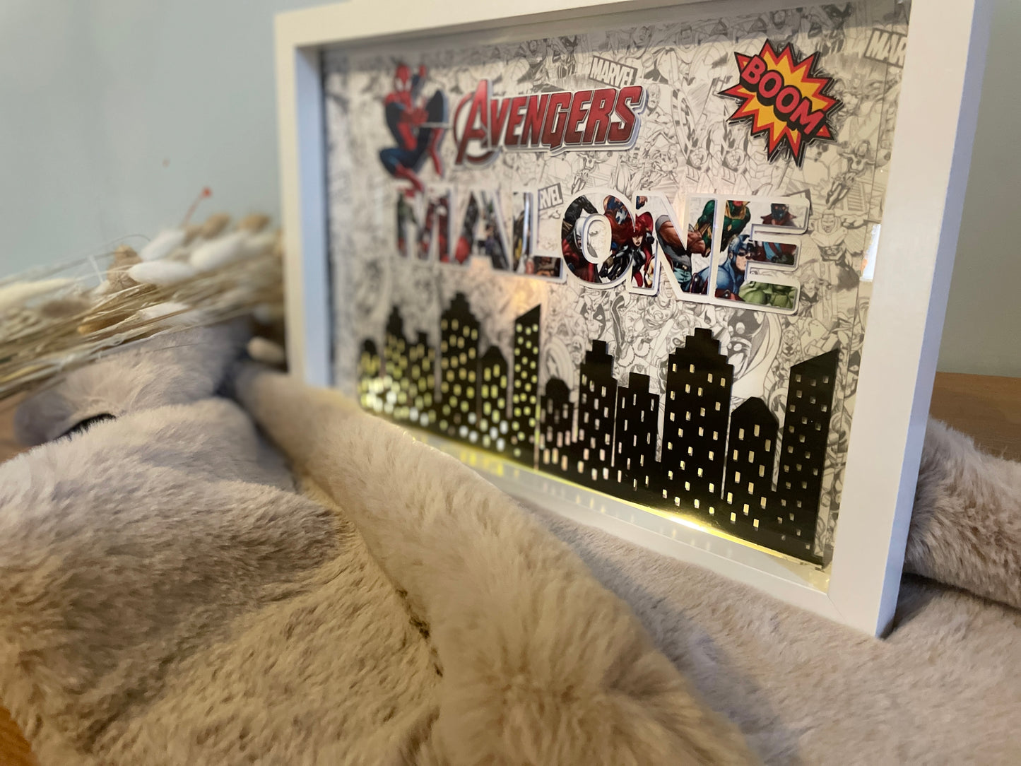 Cadre lumineux personnalisé