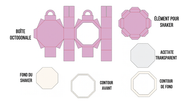 SVG Boite octogonale shaker