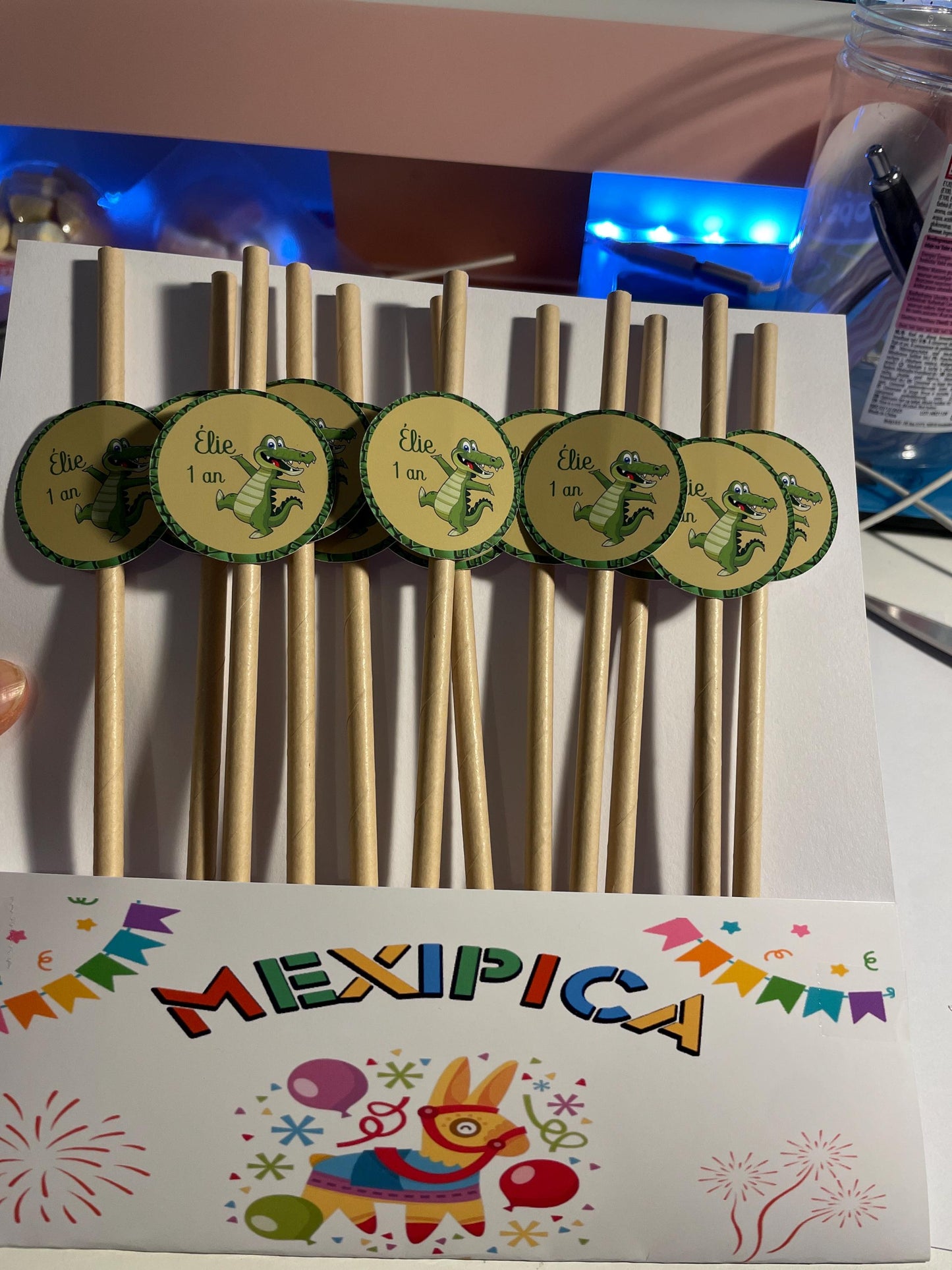 Paille personnalisée