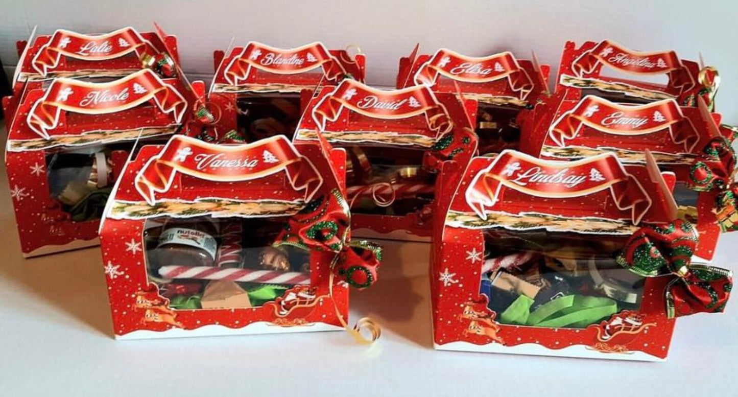 Coffret de noël personnalisée & Garnie