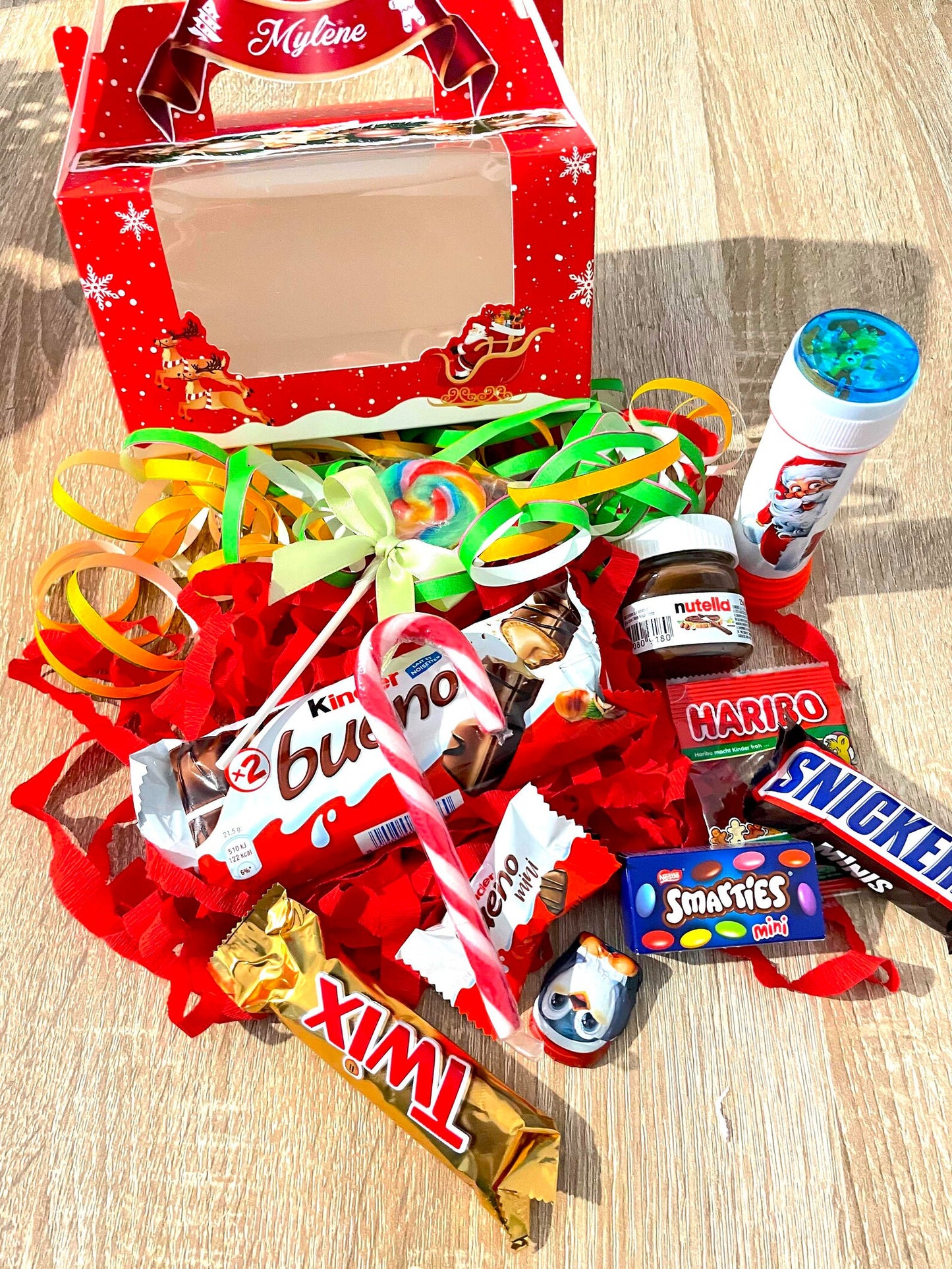 Coffret de noël personnalisée & Garnie